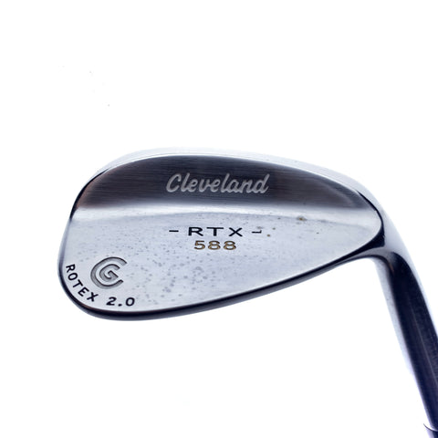 Used Cleveland 588 RTX Satin Chrome Gap Wedge / 50.0 Degrees / Wedge Flex