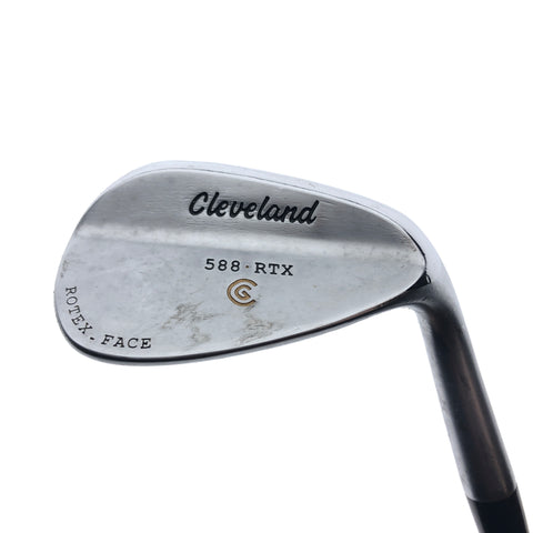 Used Cleveland 588 RTX Satin Chrome Gap Wedge / 50.0 Degrees / Wedge Flex