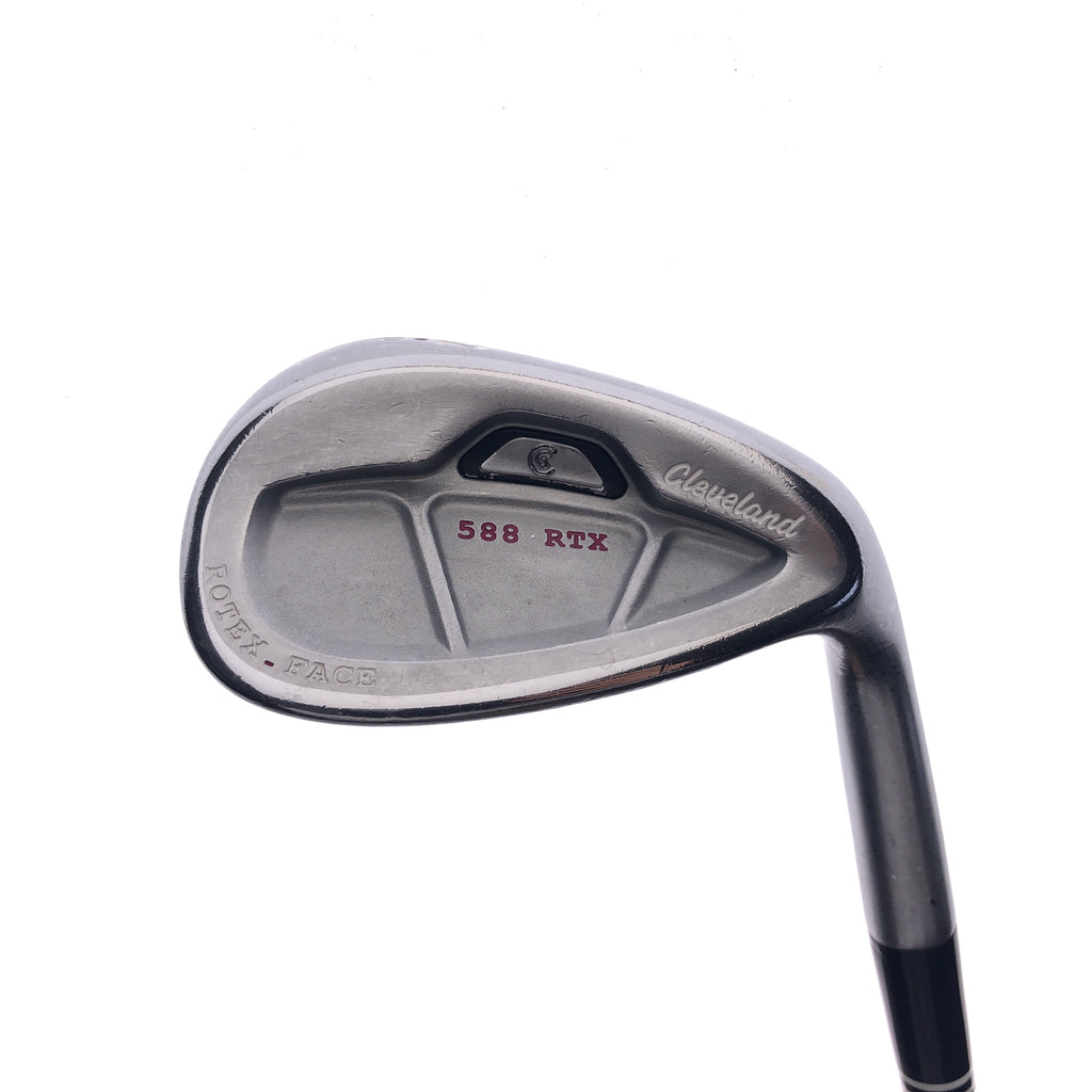 Used Cleveland 588 RTX Satin Chrome Gap Wedge / 52.0 Degrees / Ladies Flex