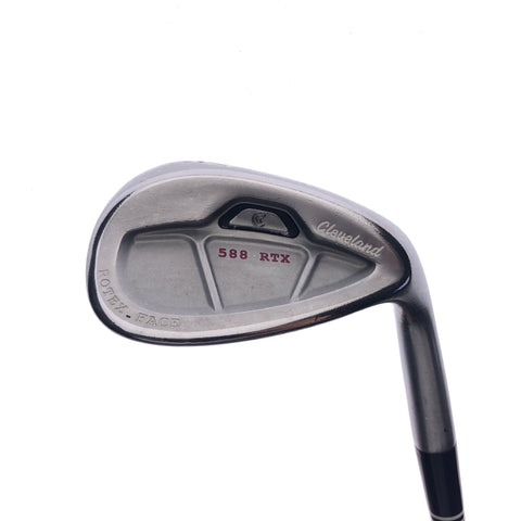 Used Cleveland 588 RTX Satin Chrome Gap Wedge / 52.0 Degrees / Ladies Flex
