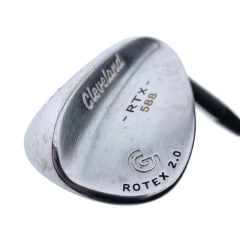 Used Cleveland 588 RTX Satin Chrome Gap Wedge / 52.0 Degrees / Wedge Flex