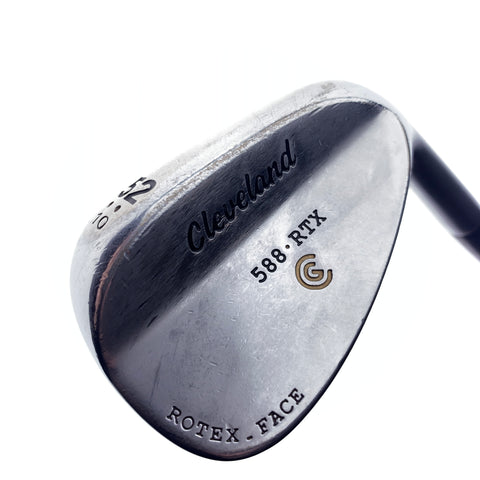 Used Cleveland 588 RTX Satin Chrome Gap Wedge / 52.0 Degrees / Wedge Flex