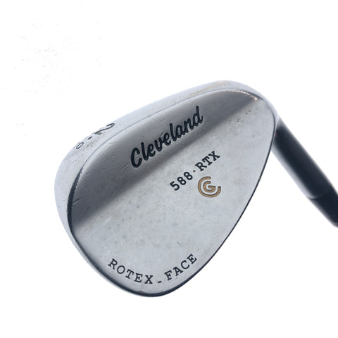 Used Cleveland 588 RTX Satin Chrome Gap Wedge / 52.0 Degrees / Wedge Flex