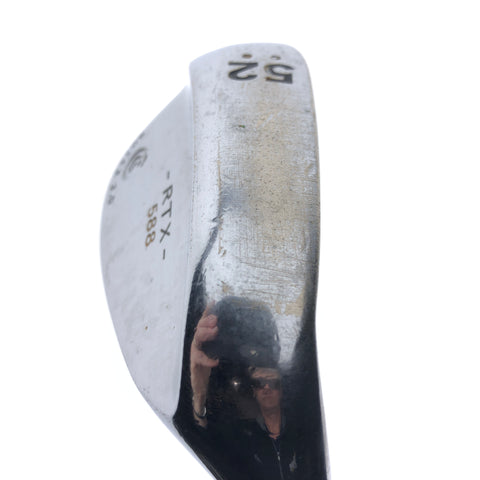 Used Cleveland 588 RTX Satin Chrome Gap Wedge / 52.0 Degrees / Wedge Flex