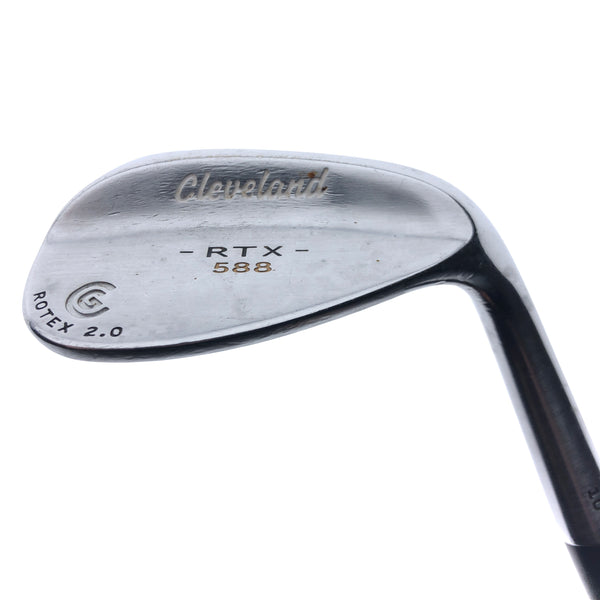 Used Cleveland 588 RTX Satin Chrome Gap Wedge / 52.0 Degrees / Wedge Flex