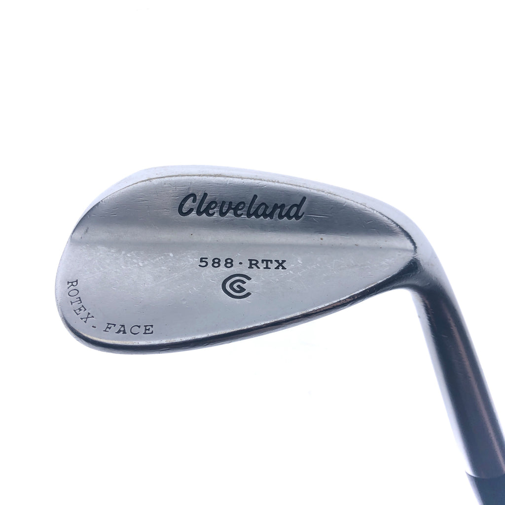Used Cleveland 588 RTX Satin Chrome Lob Wedge / 58.0 Degrees / Wedge Flex