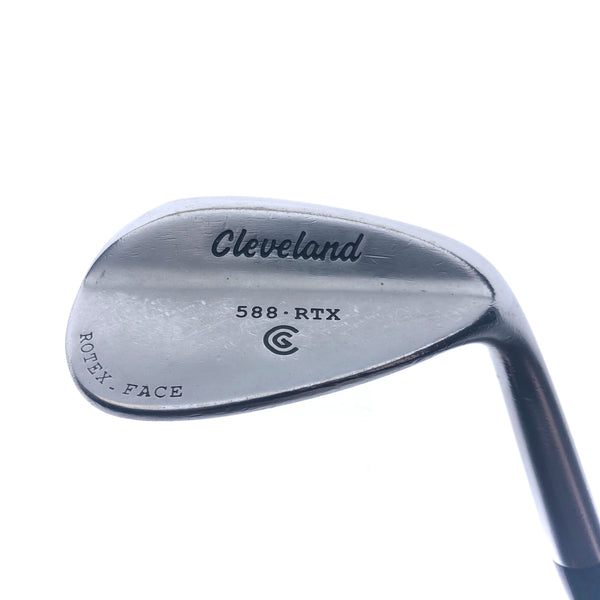 Used Cleveland 588 RTX Satin Chrome Lob Wedge / 58.0 Degrees / Wedge Flex