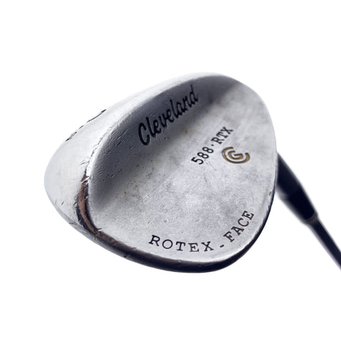 Used Cleveland 588 RTX Satin Chrome Lob Wedge / 60.0 Degrees / Wedge Flex