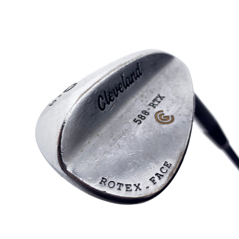 Used Cleveland 588 RTX Satin Chrome Lob Wedge / 60.0 Degrees / Wedge Flex