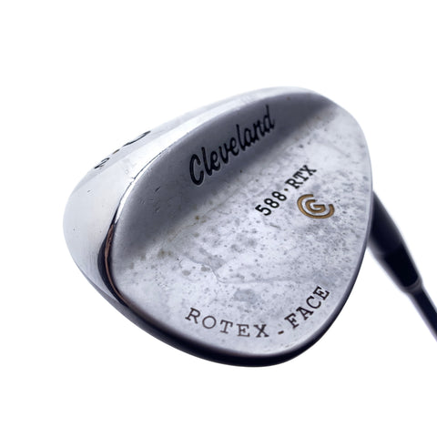Used Cleveland 588 RTX Satin Chrome Lob Wedge / 60.0 Degrees / Wedge Flex