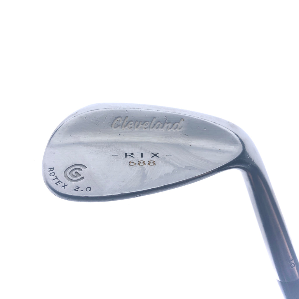 Used Cleveland 588 RTX Satin Chrome Lob Wedge / 60.0 Degrees / Wedge Flex