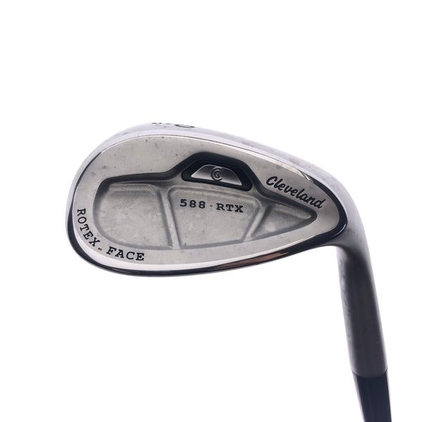 Used Cleveland 588 RTX Satin Chrome Lob Wedge / 60.0 Degrees / Wedge Flex