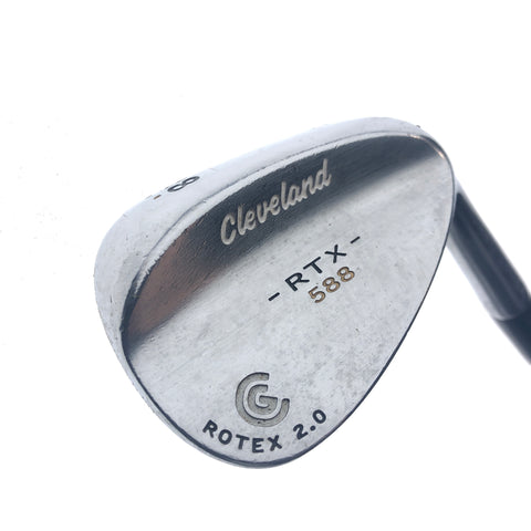 Used Cleveland 588 RTX Satin Chrome Pitching Wedge / 48 Degrees / Wedge Flex