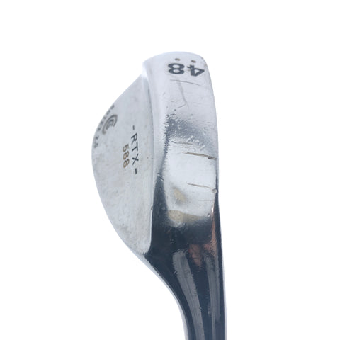 Used Cleveland 588 RTX Satin Chrome Pitching Wedge / 48 Degrees / Wedge Flex
