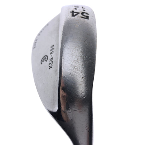 Used Cleveland 588 RTX Satin Chrome Sand Wedge / 54.0 Degrees / Wedge Flex