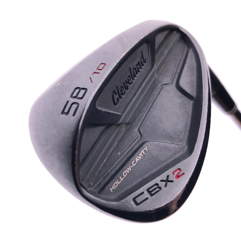 Used Cleveland CBX 2 Black Satin Lob Wedge / 58.0 Degrees / Wedge Flex