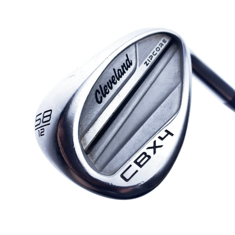 Used Cleveland CBX 4 ZipCore Tour Satin Lob Wedge / 58.0 Degrees / Lite Flex