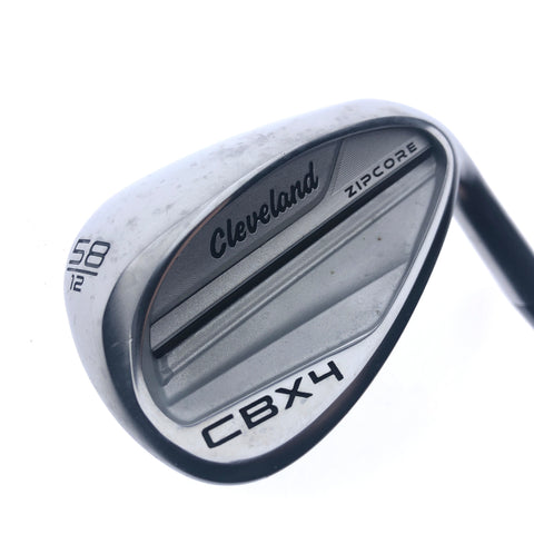 Used Cleveland CBX 4 ZipCore Tour Satin Lob Wedge / 58.0 Degrees / Wedge Flex