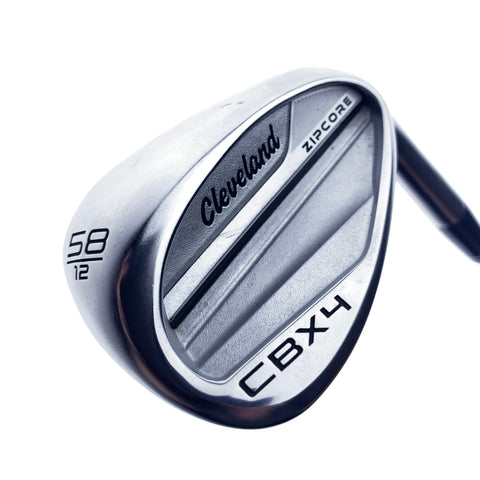 Used Cleveland CBX 4 ZipCore Tour Satin Lob Wedge / 58.0 Degrees / Wedge Flex