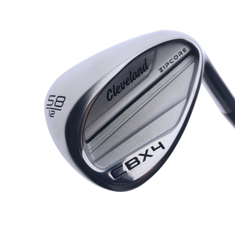 Used Cleveland CBX 4 ZipCore Tour Satin Lob Wedge / 58.0 Degrees / X-Stiff Flex