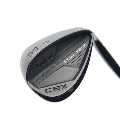 Used Cleveland CBX Full Face Lob Wedge / 58.0 Degrees / Wedge Flex