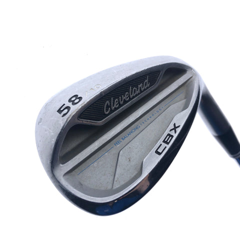 Used Cleveland CBX Lob Wedge / 58.0 Degrees / Wedge Flex