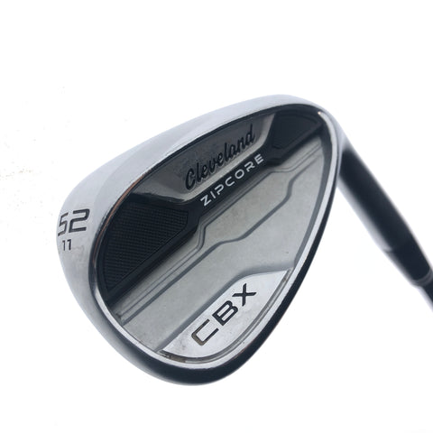Used Cleveland CBX Zipcore Gap Wedge / 52.0 Degrees / Wedge Flex