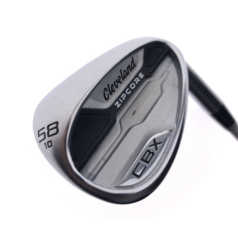 Used Cleveland CBX Zipcore Lob Wedge / 58.0 Degrees / Ladies Flex