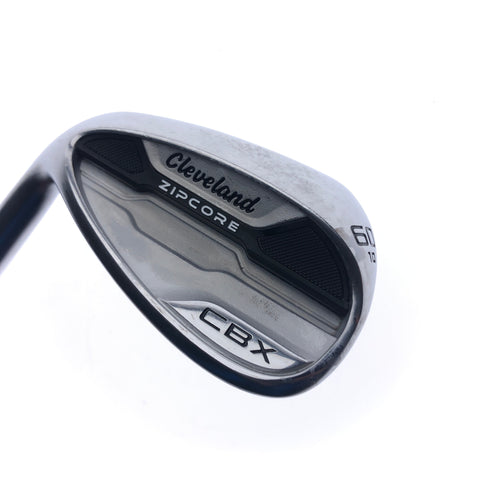 Used Cleveland CBX Zipcore Lob Wedge / 60.0 Degrees / Wedge Flex / Left-Handed