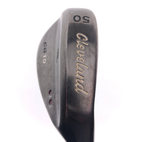 Used Cleveland CG10 Black Pearl Gap Wedge / 50.0 Degrees / Wedge Flex