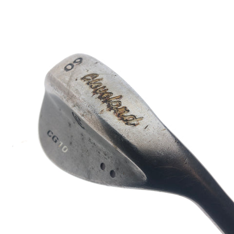 Used Cleveland CG10 Black Pearl Lob Wedge / 60.0 Degrees / Wedge Flex