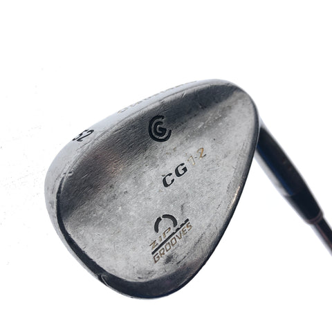 Used Cleveland CG12 Black Pearl Gap Wedge / 52.0 Degrees / Wedge Flex