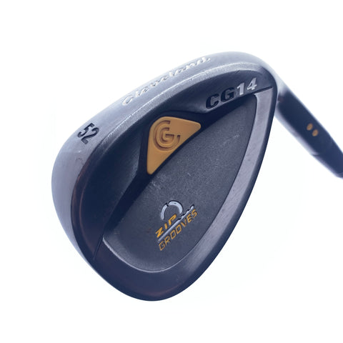 Used Cleveland CG14 Gunmetal Gap Wedge / 52.0 Degrees / Wedge Flex
