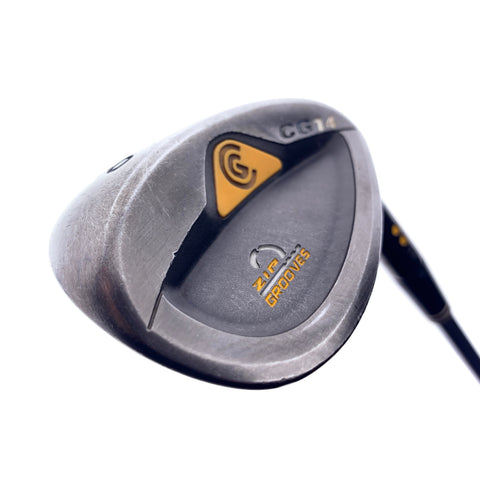 Used Cleveland CG14 Gunmetal Lob Wedge / 60.0 Degrees / Wedge Flex