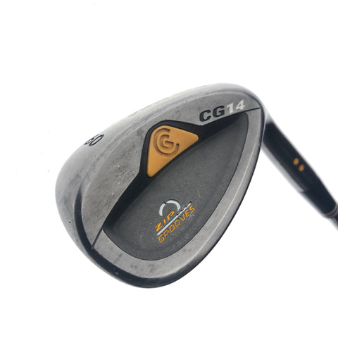 Used Cleveland CG14 Gunmetal Lob Wedge / 60.0 Degrees / Wedge Flex