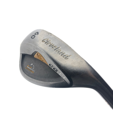 Used Cleveland CG14 Gunmetal Lob Wedge / 60.0 Degrees / Wedge Flex