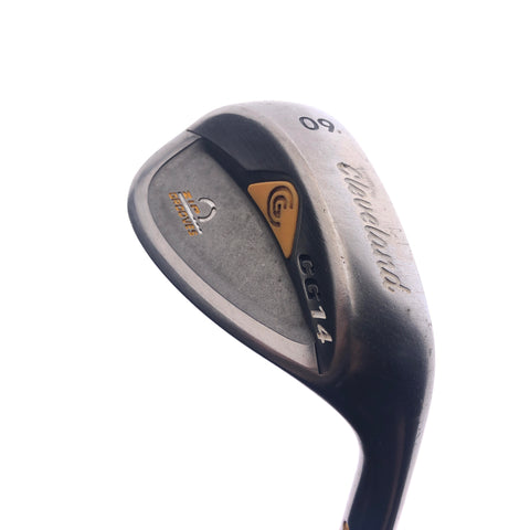 Used Cleveland CG14 Gunmetal Lob Wedge / 60.0 Degrees / Wedge Flex