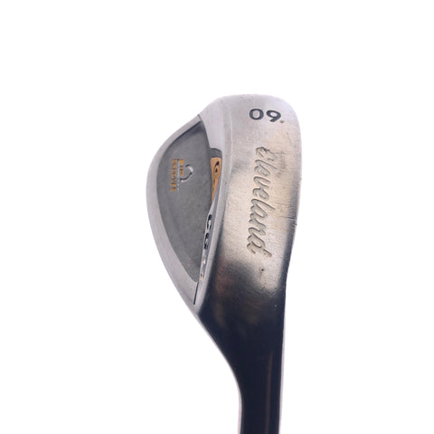 Used Cleveland CG14 Gunmetal Lob Wedge / 60.0 Degrees / Wedge Flex