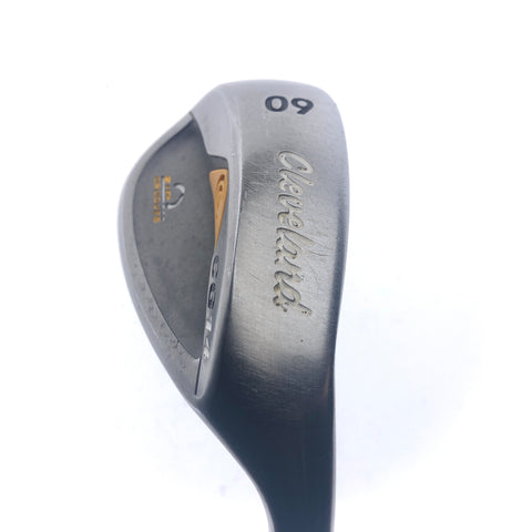 Used Cleveland CG14 Gunmetal Lob Wedge / 60.0 Degrees / Wedge Flex