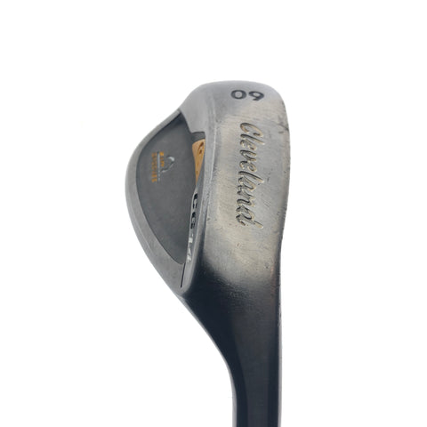Used Cleveland CG14 Gunmetal Lob Wedge / 60.0 Degrees / Wedge Flex