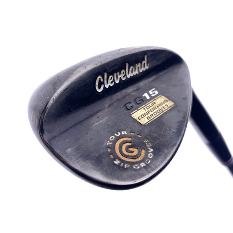 Used Cleveland CG15 Black Pearl Gap Wedge / 52.0 Degrees / Wedge Flex