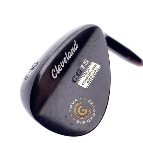 Used Cleveland CG15 Black Pearl Gap Wedge / 52.0 Degrees / Wedge Flex