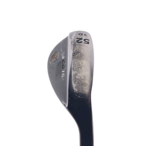 Used Cleveland CG15 Black Pearl Gap Wedge / 52.0 Degrees / Wedge Flex