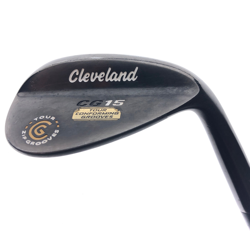 Used Cleveland CG15 Black Pearl Gap Wedge / 52.0 Degrees / Wedge Flex