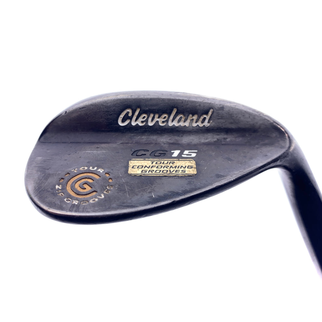 Used Cleveland CG15 Black Pearl Gap Wedge / 52.0 Degrees / Wedge Flex
