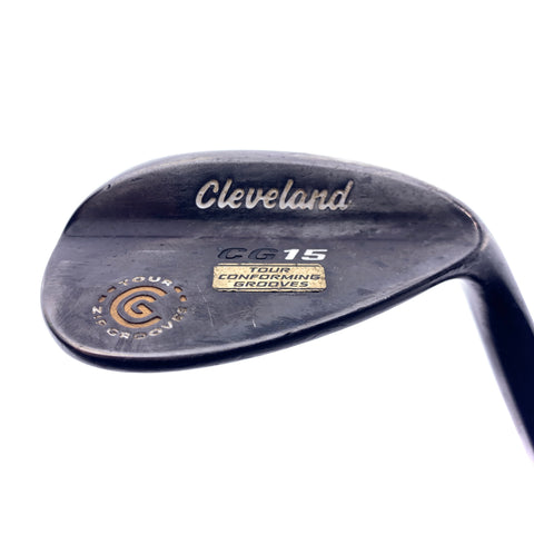 Used Cleveland CG15 Black Pearl Gap Wedge / 52.0 Degrees / Wedge Flex