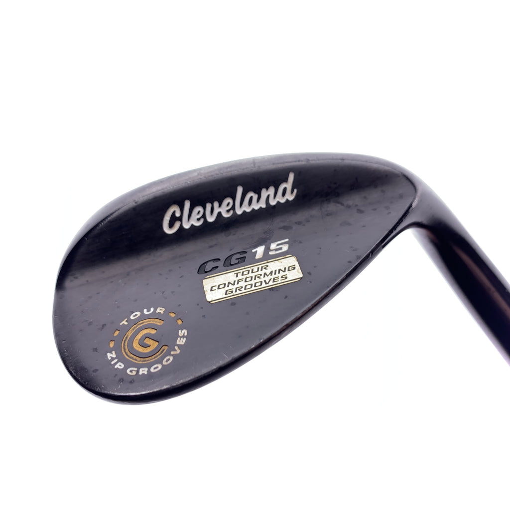 Used Cleveland CG15 Black Pearl Gap Wedge / 52.0 Degrees / Wedge Flex