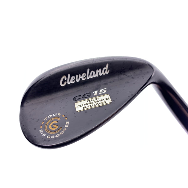 Used Cleveland CG15 Black Pearl Gap Wedge / 52.0 Degrees / Wedge Flex