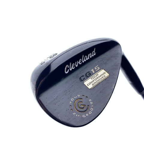 Used Cleveland CG15 Black Pearl Lob Wedge / 58.0 Degrees / Wedge Flex