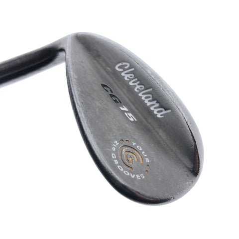Used Cleveland CG15 Black Pearl Lob Wedge / 58.0 Degrees / Wedge Flex / L-H